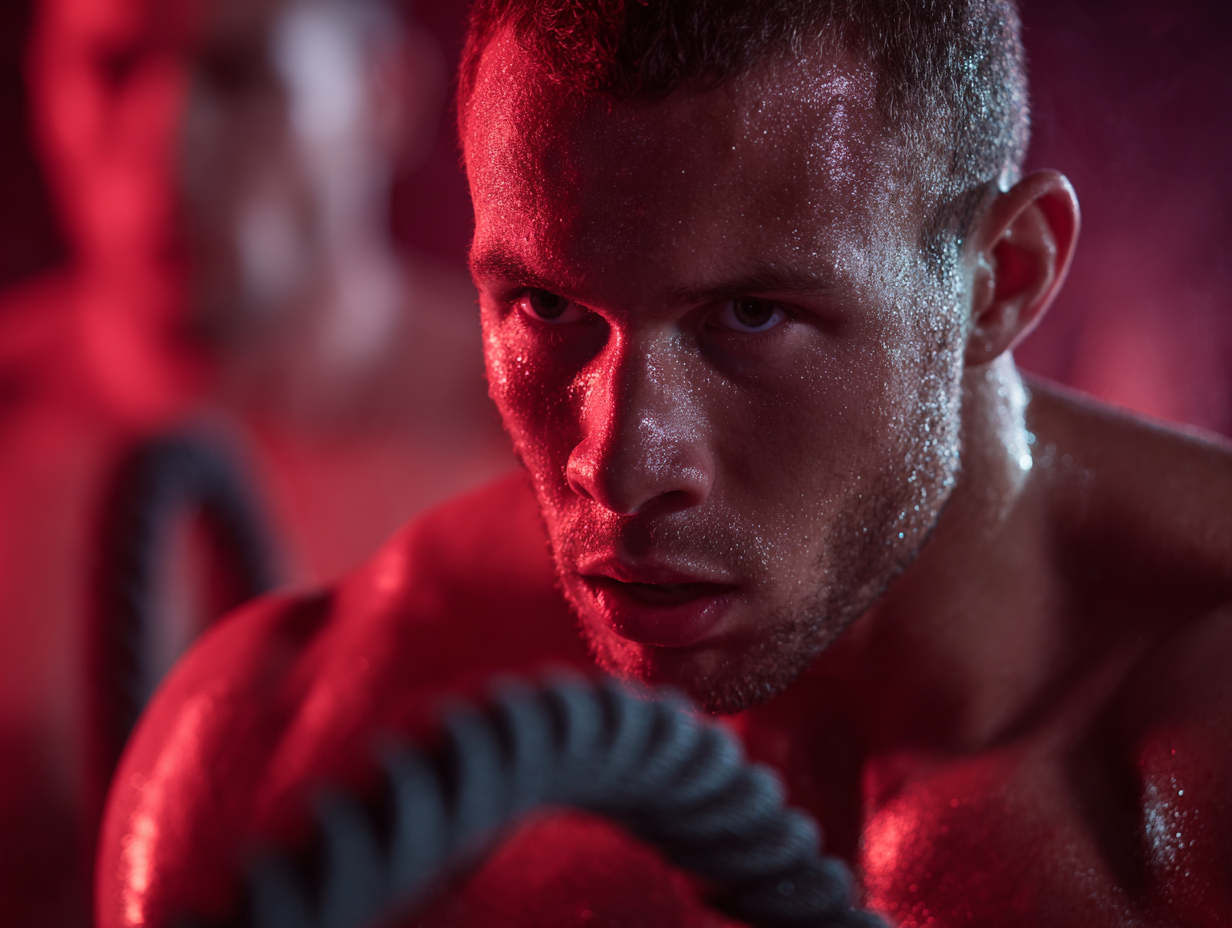 Активні люди різного віку під час тренування